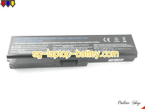  image 5 of TOSHIBA Equium U400 Series Replacement Battery 5200mAh 10.8V Black Li-ion