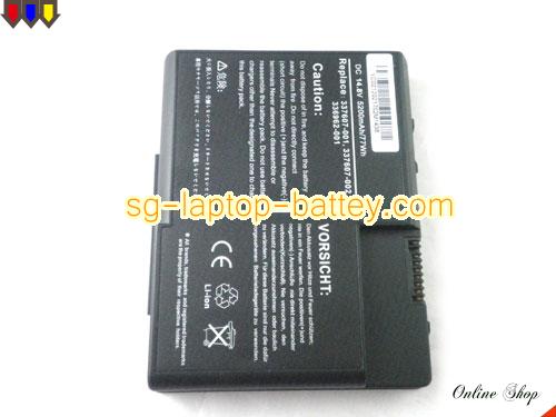  image 3 of HP Presario X1037AP Replacement Battery 4800mAh 14.8V Black Li-ion