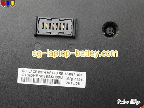  image 5 of Genuine HP EliteBook 8560w Battery For laptop 100Wh, 11.1V, Black , Li-ion