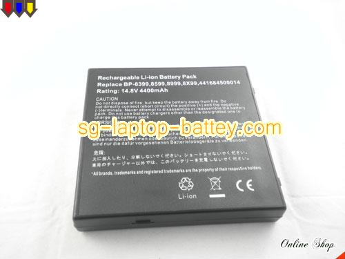  image 4 of MITAC 8599 Replacement Battery 4400mAh 14.8V Black Li-ion