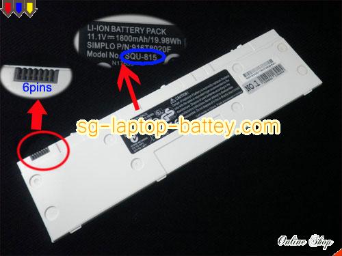  image 1 of SQU-815 Battery, S$70.92 Li-ion Rechargeable TAIWAN MOBILE SQU-815 Batteries