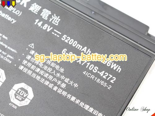  image 5 of 6-87-X710S-4271 Battery, S$89.37 Li-ion Rechargeable CLEVO 6-87-X710S-4271 Batteries