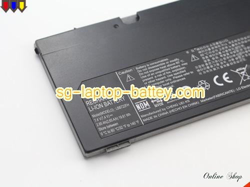  image 3 of Genuine LG X300 Series Battery For laptop 2650mAh, 19.61Wh , 2.65Ah, 7.4V, Black , Li-ion