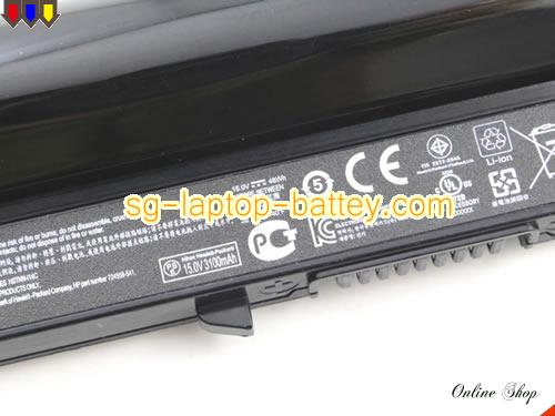  image 3 of Genuine HP Pavilion Sleekbook 15z Battery For laptop 37Wh, 14.4V, Black , Li-ion