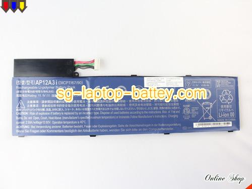 image 5 of Genuine ACER Aspire Timeline U M5-481TG-6814 (M5-481) Battery For laptop 4850mAh, 54Wh , 11.1V, Black , Li-ion