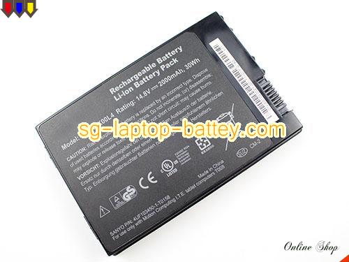  image 1 of Genuine MOTION T008 Battery For laptop 2000mAh, 14.8V, Black , Li-ion