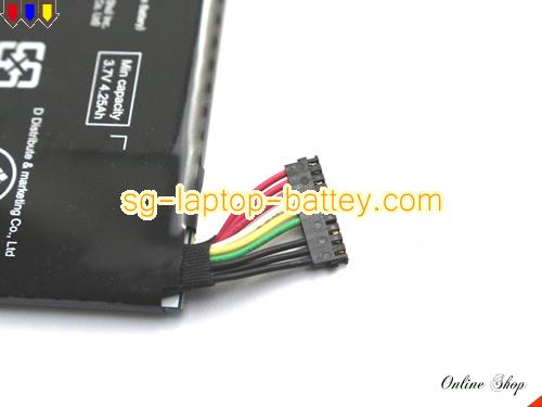  image 3 of Genuine ASUS Eee Pad MeMo EP71 N71PNG3 Battery For laptop 4400mAh, 16Wh , 3.7V, Black , Li-Polymer