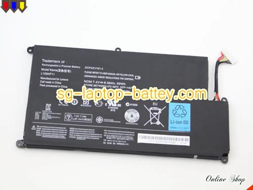  image 4 of Genuine LENOVO IdeaPad U410-ITH Battery For laptop 59Wh, 8.06Ah, 7.4V, Black , Li-Polymer