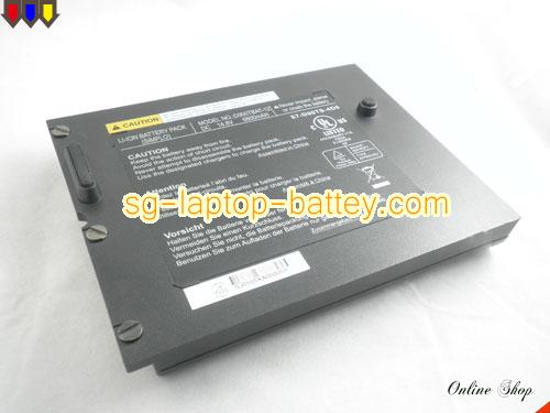  image 1 of Replacement CLEVO D900TBAT Laptop Battery 87-D90TS-4D6 rechargeable 6600mAh Black In Singapore