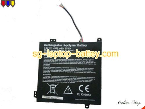  image 1 of Genuine ACER 2ICP3/70/125 Laptop Battery 40051000 rechargeable 4350mAh, 32Wh Black In Singapore