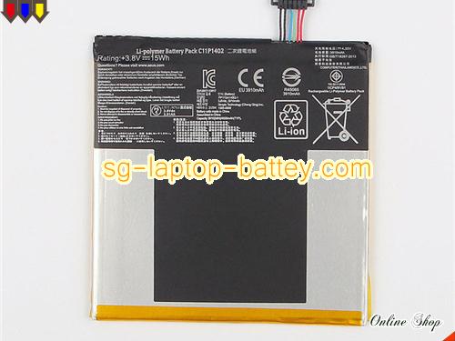  image 1 of Genuine ASUS C11P1402 Laptop Battery  rechargeable 3910mAh, 15Wh Black In Singapore