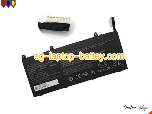  image 1 of Genuine XIAOMI N15B02W Laptop Battery 4ICP6/47/64 rechargeable 2600mAh, 40.4Wh Black In Singapore