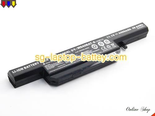  image 1 of Genuine CLEVO 6-87-W540S-4271 Laptop Battery 6-87-W540S-4U4 rechargeable 4400mAh, 48.84Wh Black In Singapore
