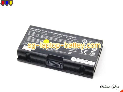  image 1 of Genuine CLEVO PB50BAT-6 Laptop Battery 3INR19/66-2 rechargeable 5500mAh, 62Wh Black In Singapore