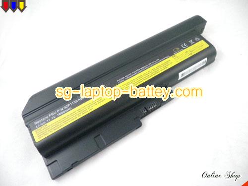  image 1 of Replacement IBM FRU 42T5233 Laptop Battery ASM 92P1142 rechargeable 7800mAh Black In Singapore