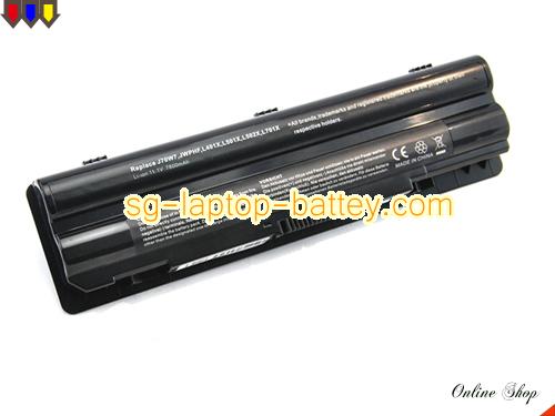  image 1 of Replacement DELL 312-1123 Laptop Battery 8PGNG rechargeable 7800mAh Black In Singapore