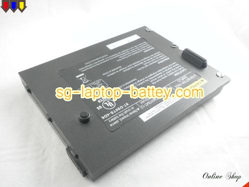  image 2 of Replacement CLEVO D900TBAT Laptop Battery 87-D90TS-4D6 rechargeable 6600mAh Black In Singapore
