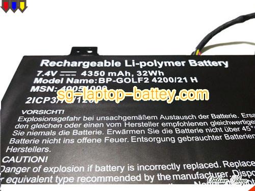  image 2 of Genuine ACER 2ICP3/70/125 Laptop Battery 40051000 rechargeable 4350mAh, 32Wh Black In Singapore