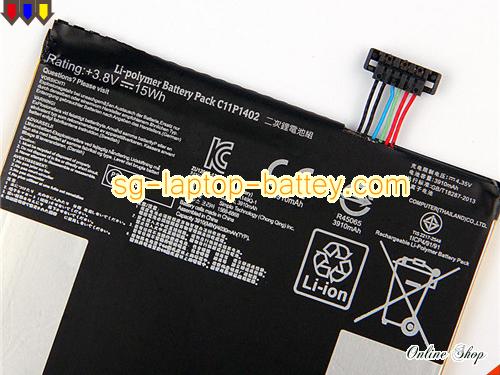  image 2 of Genuine ASUS C11P1402 Laptop Battery  rechargeable 3910mAh, 15Wh Black In Singapore