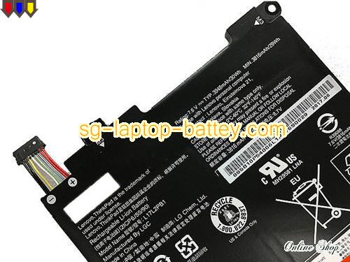  image 2 of Genuine LENOVO L17L2PB1 Laptop Battery L17M2PB1 rechargeable 3948mAh, 36Wh Black In Singapore