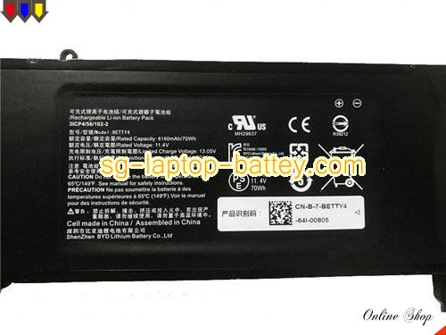  image 2 of Genuine RAZER RZ09-01953E73 Laptop Battery RZ090165 rechargeable 6160mAh, 70Wh Black In Singapore
