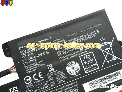  image 2 of Genuine LENOVO L14M3P23 Laptop Battery 5B10H33230 rechargeable 3300mAh, 36Wh Black In Singapore