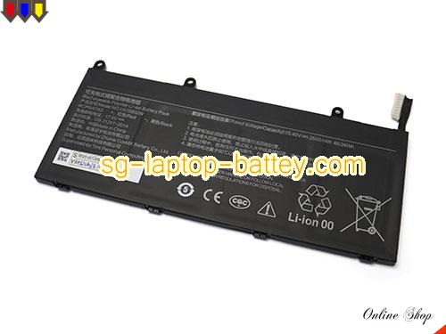  image 2 of Genuine XIAOMI N15B02W Laptop Battery 4ICP6/47/64 rechargeable 2600mAh, 40.4Wh Black In Singapore