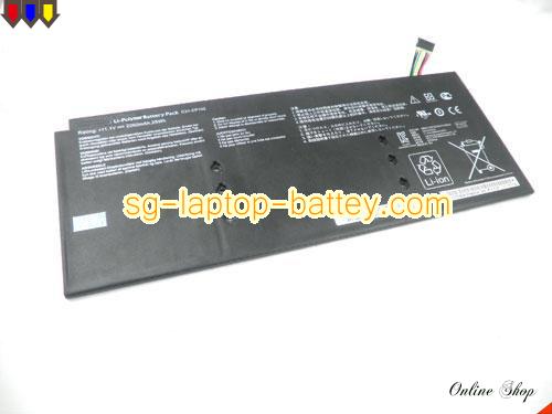  image 2 of Genuine ASUS C31-EP102 Laptop Battery  rechargeable 2260mAh, 25Wh Black In Singapore