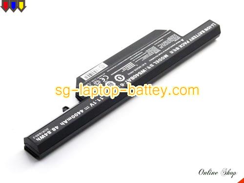  image 2 of Genuine CLEVO 6-87-W540S-4271 Laptop Battery 6-87-W540S-4U4 rechargeable 4400mAh, 48.84Wh Black In Singapore