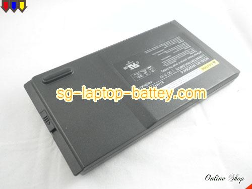  image 2 of Replacement CLEVO 87-M45CS-4D4 Laptop Battery 387-M40AS-4D6 rechargeable 4400mAh Black In Singapore