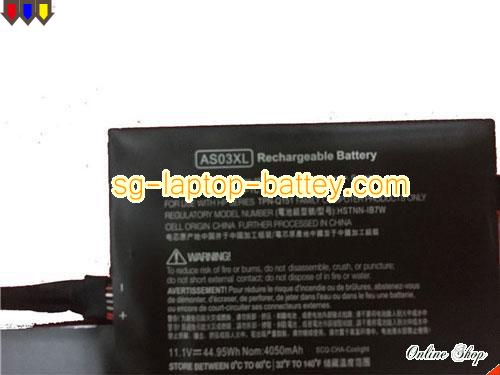  image 2 of Genuine HP HSTNNIB7W Laptop Battery 9183401C1 rechargeable 4050mAh, 45Wh Black In Singapore