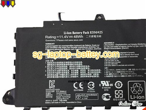  image 2 of Genuine ASUS 0B20001400100 Laptop Battery B31N1425 rechargeable 4110mAh, 48Wh Black In Singapore