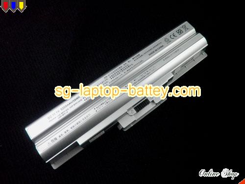  image 2 of Replacement SONY VGP-BPL13 Laptop Battery VGP-BPS13/B rechargeable 5200mAh Silver In Singapore