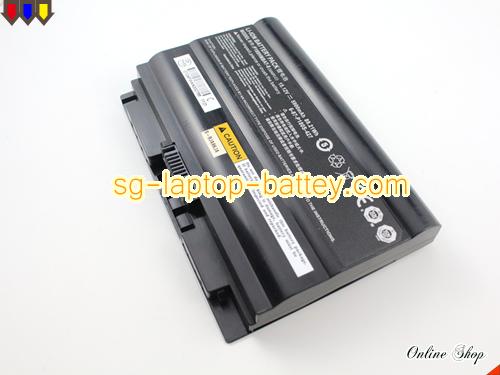  image 2 of Replacement CLEVO 6-87-P180S-427 Laptop Battery P180HMBAT-8 rechargeable 5900mAh, 89.21Wh Black In Singapore