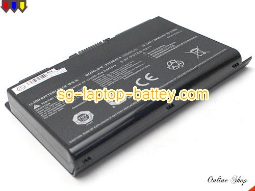  image 2 of Genuine CLEVO P370BAT-8 Laptop Battery 6-87-W955S-42F3 rechargeable 5900mAh, 89.21Wh Black In Singapore