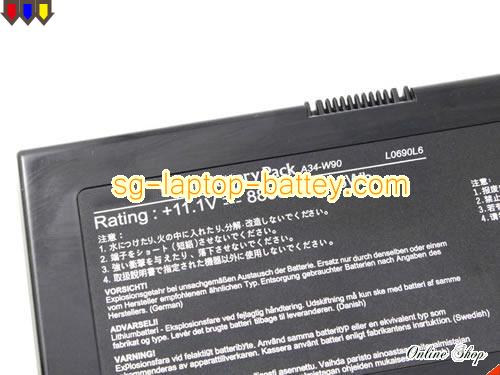  image 2 of Genuine ASUS 90-NGC1B1000Y Laptop Battery A34-W90 rechargeable 8800mAh Black In Singapore