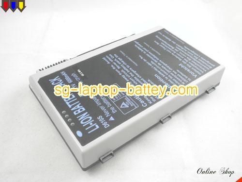  image 2 of Replacement CLEVO 87-D638S-498 Laptop Battery 87-D638S-4E8 rechargeable 6000mAh Grey In Singapore