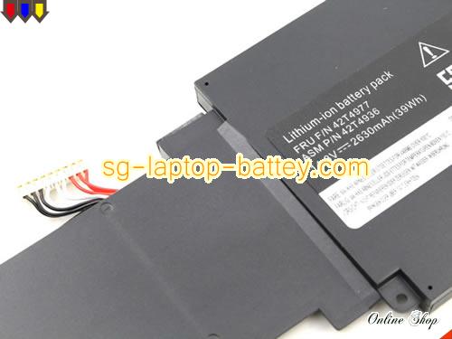  image 2 of Replacement LENOVO FRU 42T4937 Laptop Battery 42T4936 rechargeable 2630mAh, 39Wh Black In Singapore