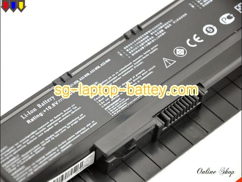  image 2 of Replacement ASUS A33N56 Laptop Battery A32-N56 rechargeable 5200mAh Black In Singapore