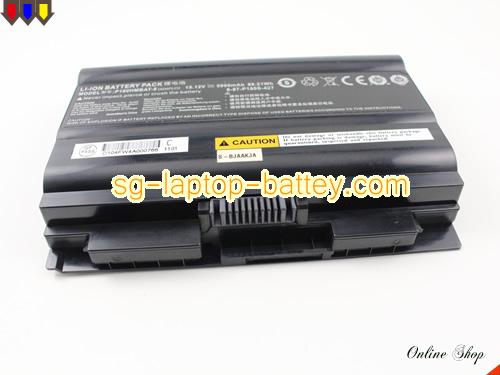  image 3 of Replacement CLEVO 6-87-P180S-427 Laptop Battery P180HMBAT-8 rechargeable 5900mAh, 89.21Wh Black In Singapore