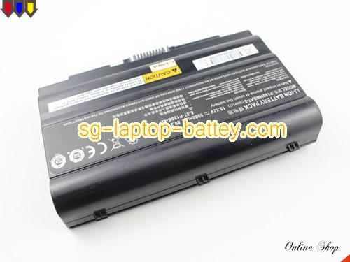  image 4 of Replacement CLEVO 6-87-P180S-427 Laptop Battery P180HMBAT-8 rechargeable 5900mAh, 89.21Wh Black In Singapore