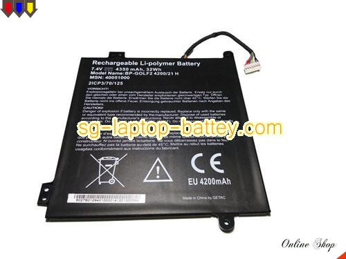  image 5 of Genuine ACER 2ICP3/70/125 Laptop Battery 40051000 rechargeable 4350mAh, 32Wh Black In Singapore