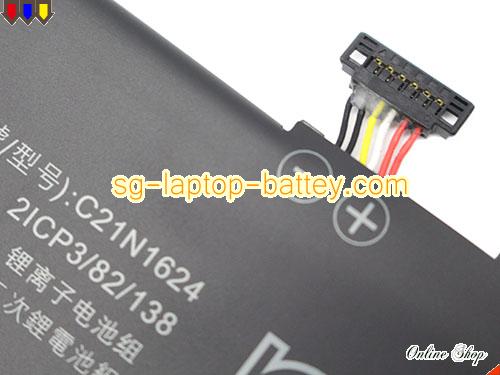  image 5 of Genuine ASUS C21N1624 Laptop Battery 2ICP3/82/138 rechargeable 5070mAh, 39Wh Black In Singapore
