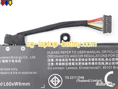  image 5 of Genuine LENOVO 5B10Q13162 Laptop Battery 3ICP65490 rechargeable 3970mAh, 45Wh Black In Singapore