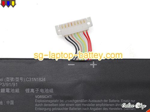  image 5 of Genuine ASUS C31N1824 Laptop Battery 0B200-03290000 rechargeable 4160mAh, 48Wh Black In Singapore