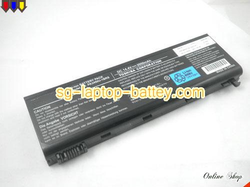  image 5 of Replacement TOSHIBA PA3420U-1BAC Laptop Battery PA3450U-1BAS rechargeable 2000mAh Black In Singapore