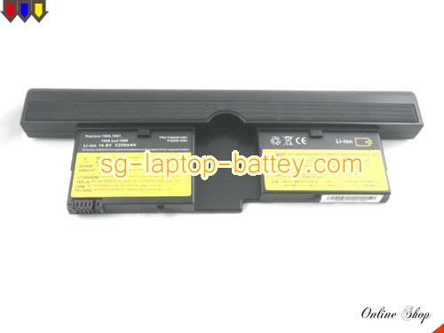  image 5 of Replacement IBM FRU 92P1083 Laptop Battery FRU 92P1082 rechargeable 4300mAh Black In Singapore