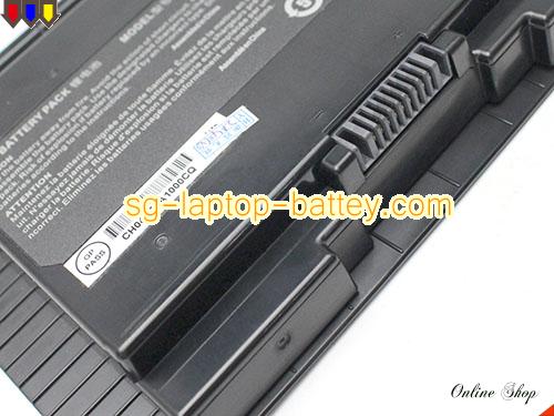  image 5 of Genuine CLEVO 6-87-P375S-4271 Laptop Battery 6-87-P375S-4273 rechargeable 5900mAh, 89.21Wh Black In Singapore