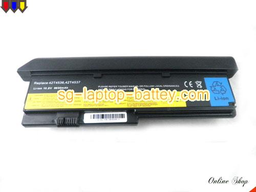  image 5 of Replacement LENOVO FRU 42T4536 Laptop Battery FRU 42T4540 rechargeable 7800mAh Black In Singapore